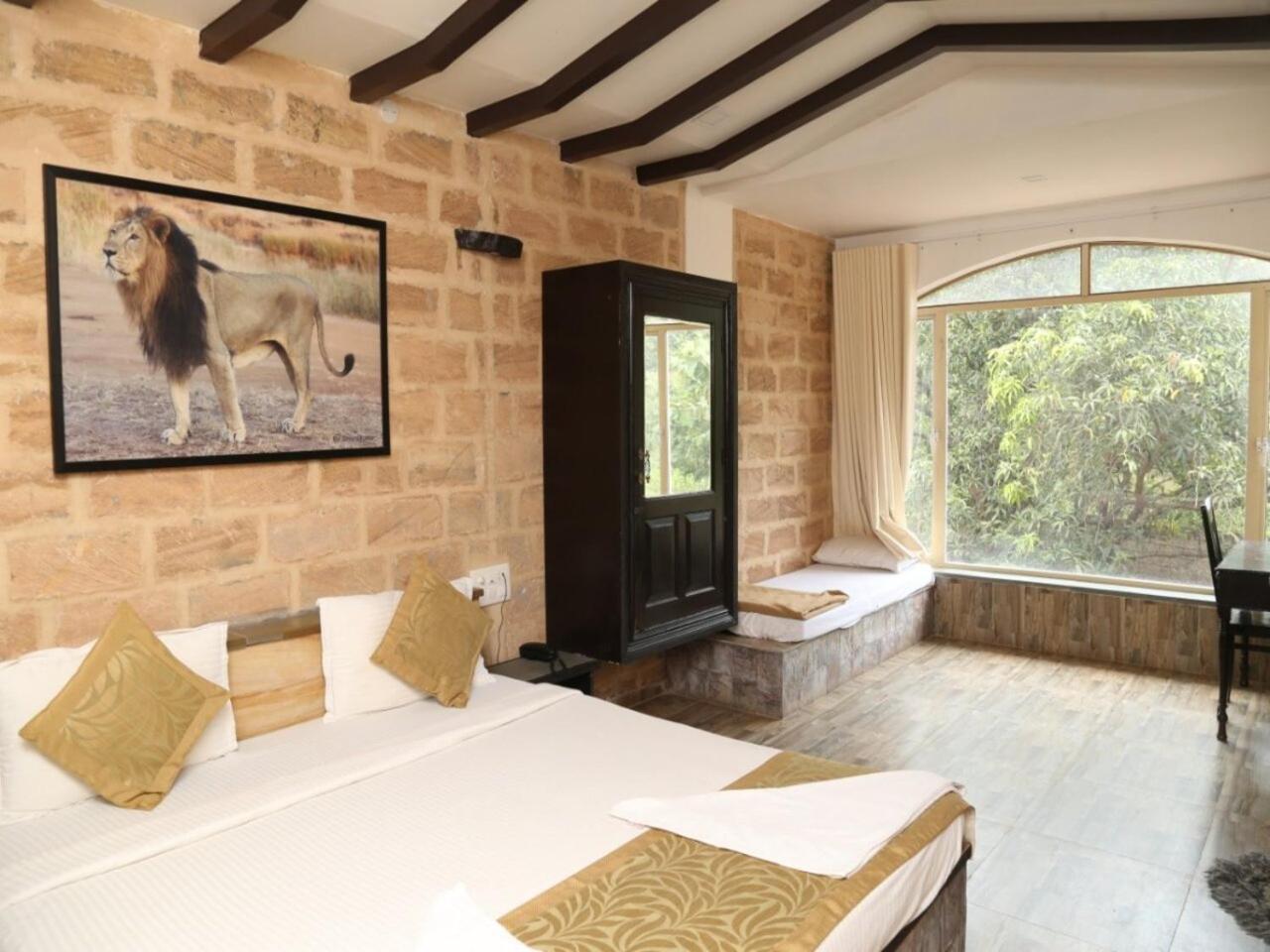 Gir Lions Paw Resort With Swimming Pool Sasan Gir Εξωτερικό φωτογραφία